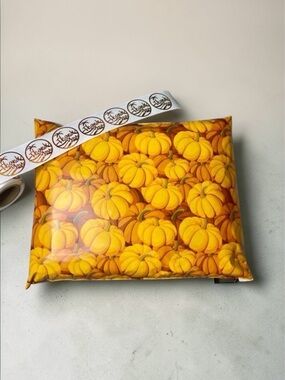 25 Pack Pumpkin Patch Fall Poly Mailers Bulk Designer Shipping Bags